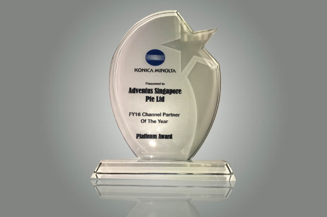 Konica Minolta FY16 Channel Partner Of The Year