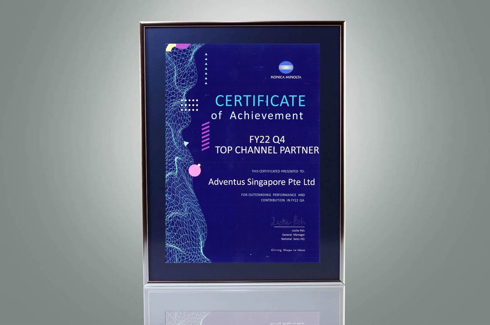 Konica Minolta FY22 Top Channel Partner of the Year