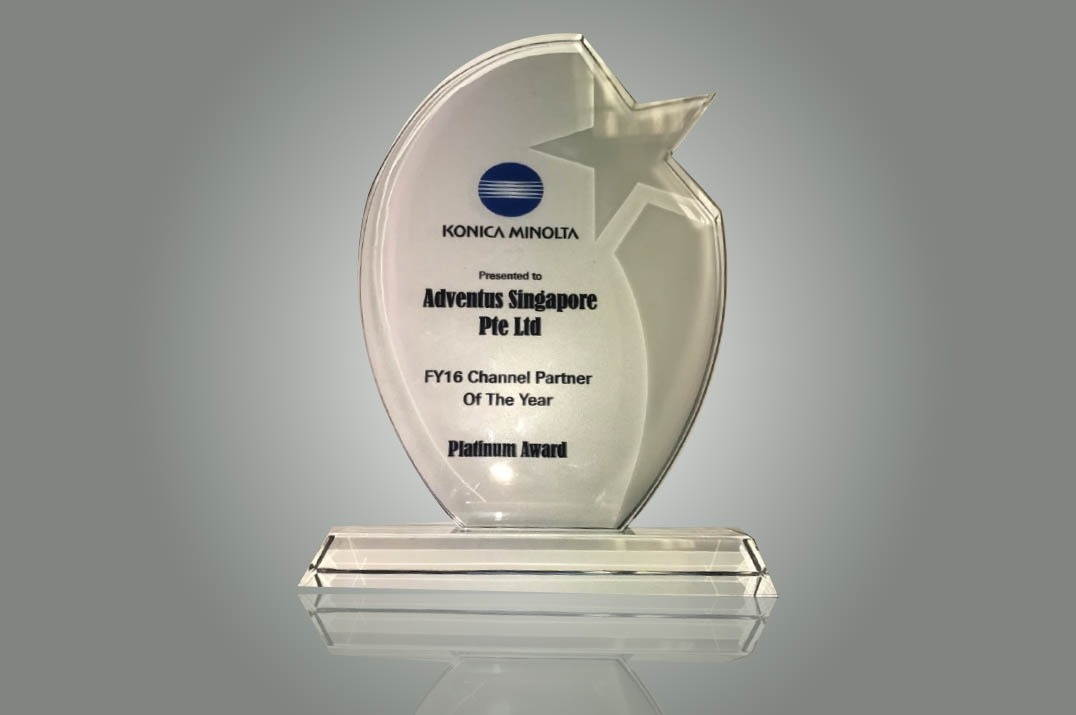 Konica Minolta FY16 Channel Partner Of The Year